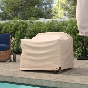 Beige High Back Patio Rattan Chair Seat Furniture Waterproof Cover Protection US 