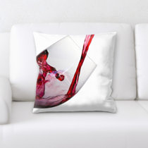wine throw pillows