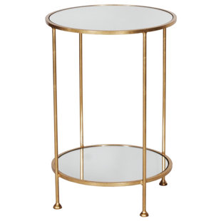 2 Tier End Table by Worlds Away Cool