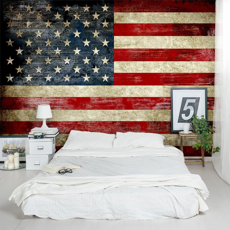 american flag room