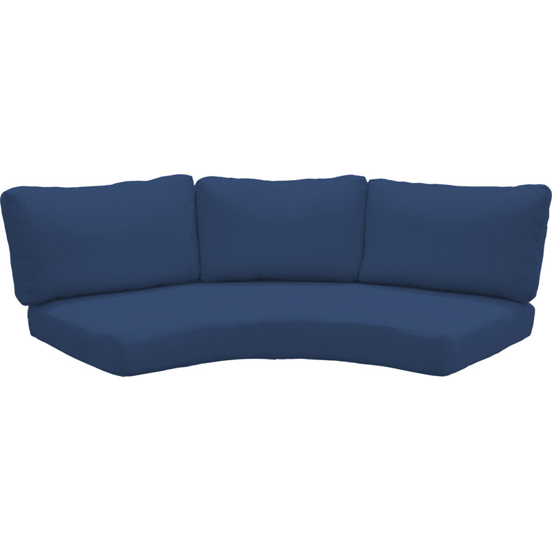 Sol 72 Outdoor Waterbury Outdoor 8 Piece Curved Armless Cushion