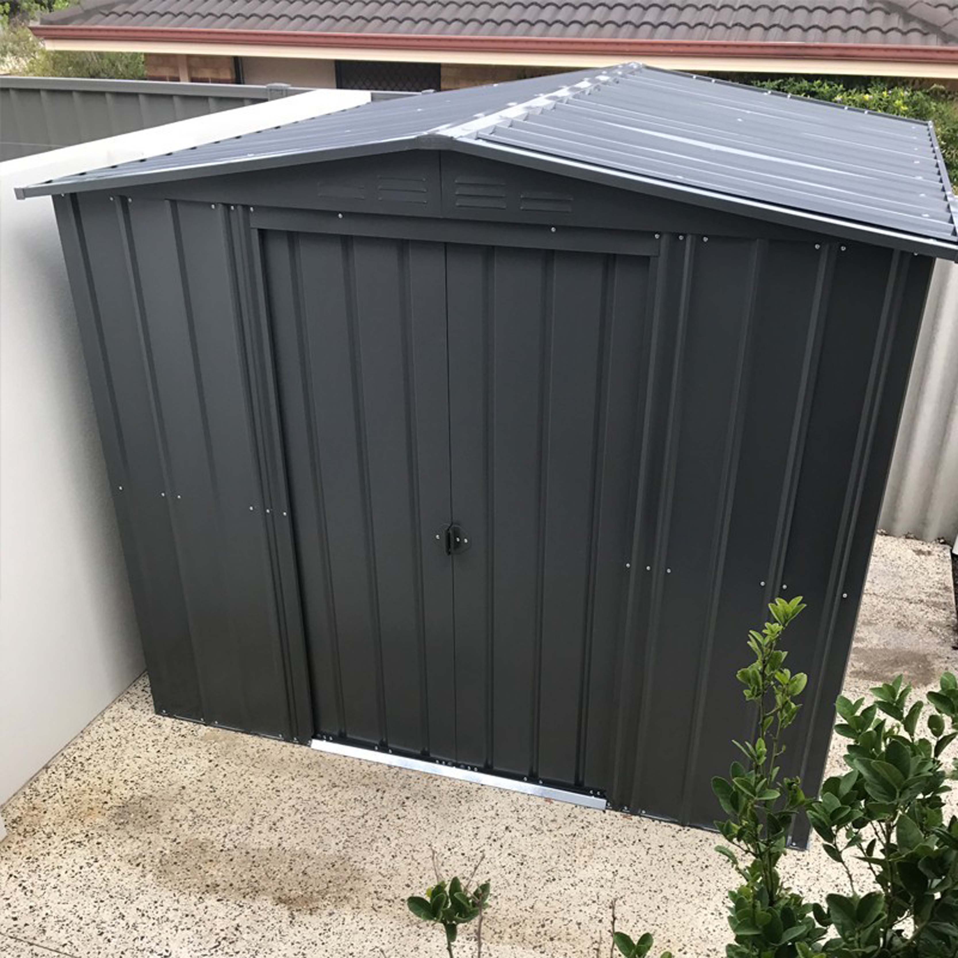 Wfx Utility 8 Ft W X 3 Ft D Apex Metal Shed Wayfair Co Uk