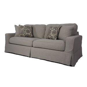 Columbus Box Cushion Sofa Slipcover Set
