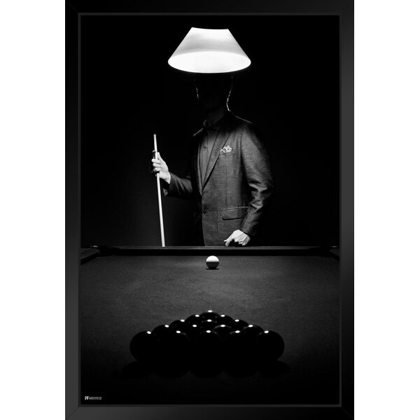 Billiards Pool Table Balls Cue Game Room Panel Wall Art Canvas Print Picture 