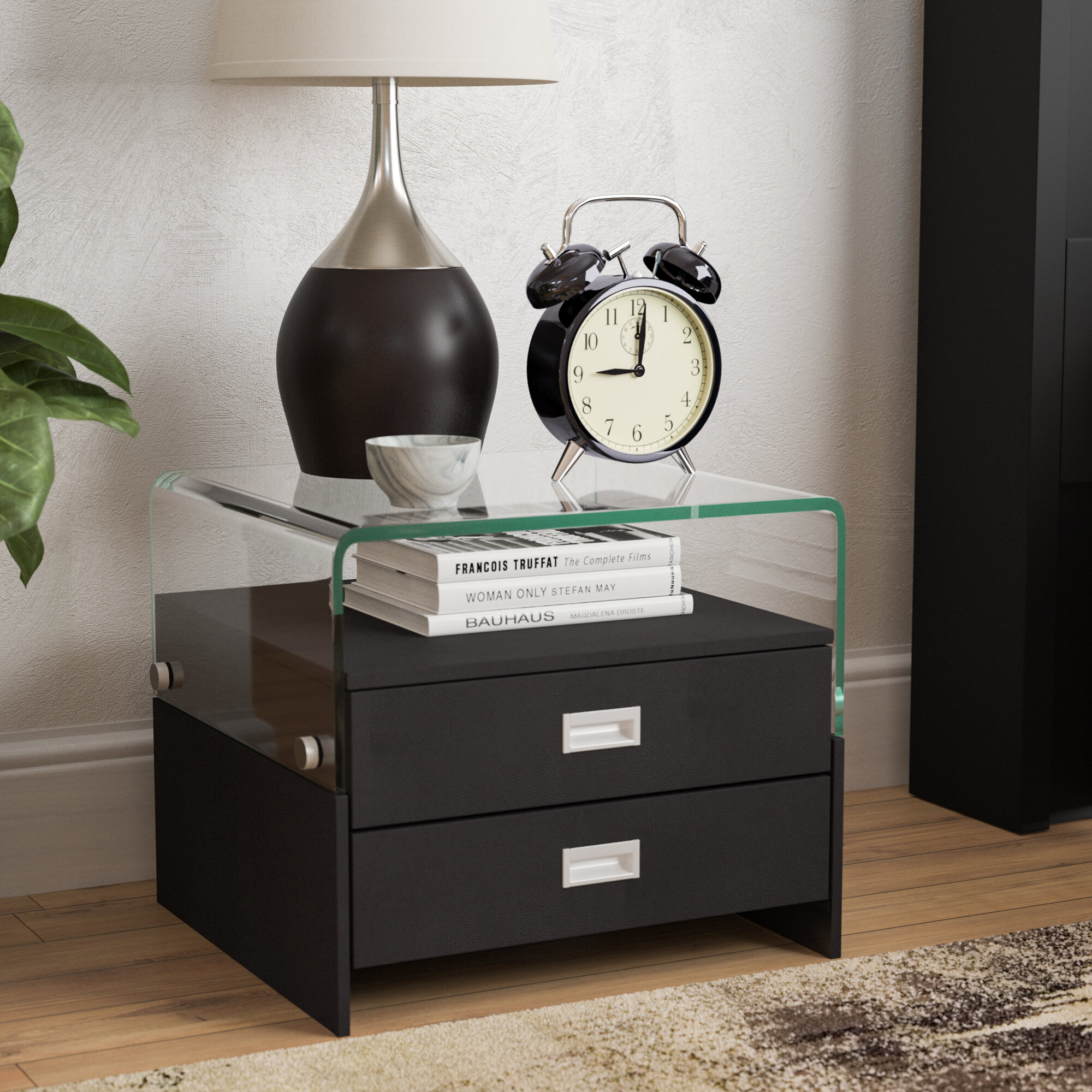 Glass Top Nightstands You Ll Love In 2020 Wayfair