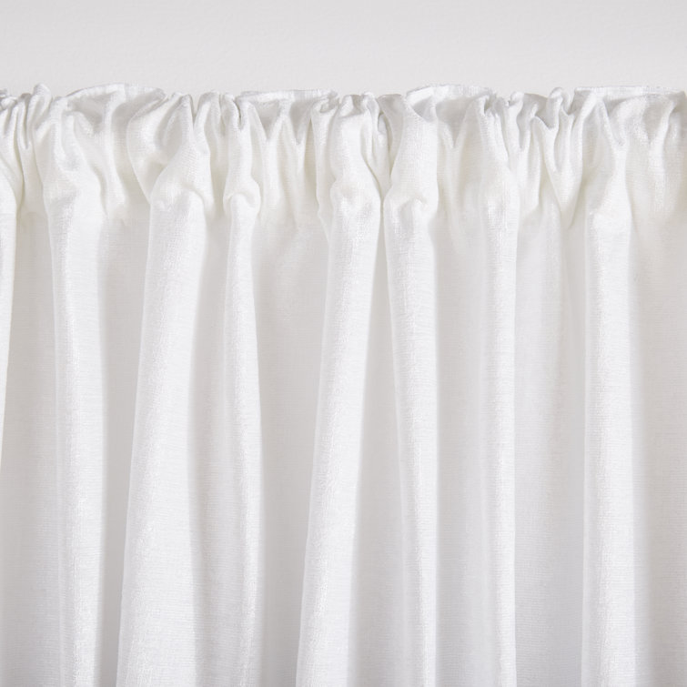 Lauren Ralph Lauren Jenkins Solid Semi-Sheer Tab/Rod Pocket Single Curtain  Panel & Reviews | Wayfair