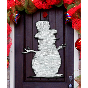 Monogram Snowman Hanging Decor Wayfair