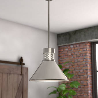 Williston Forge Kaylyn 1 Light Single Cone Pendant Wayfair