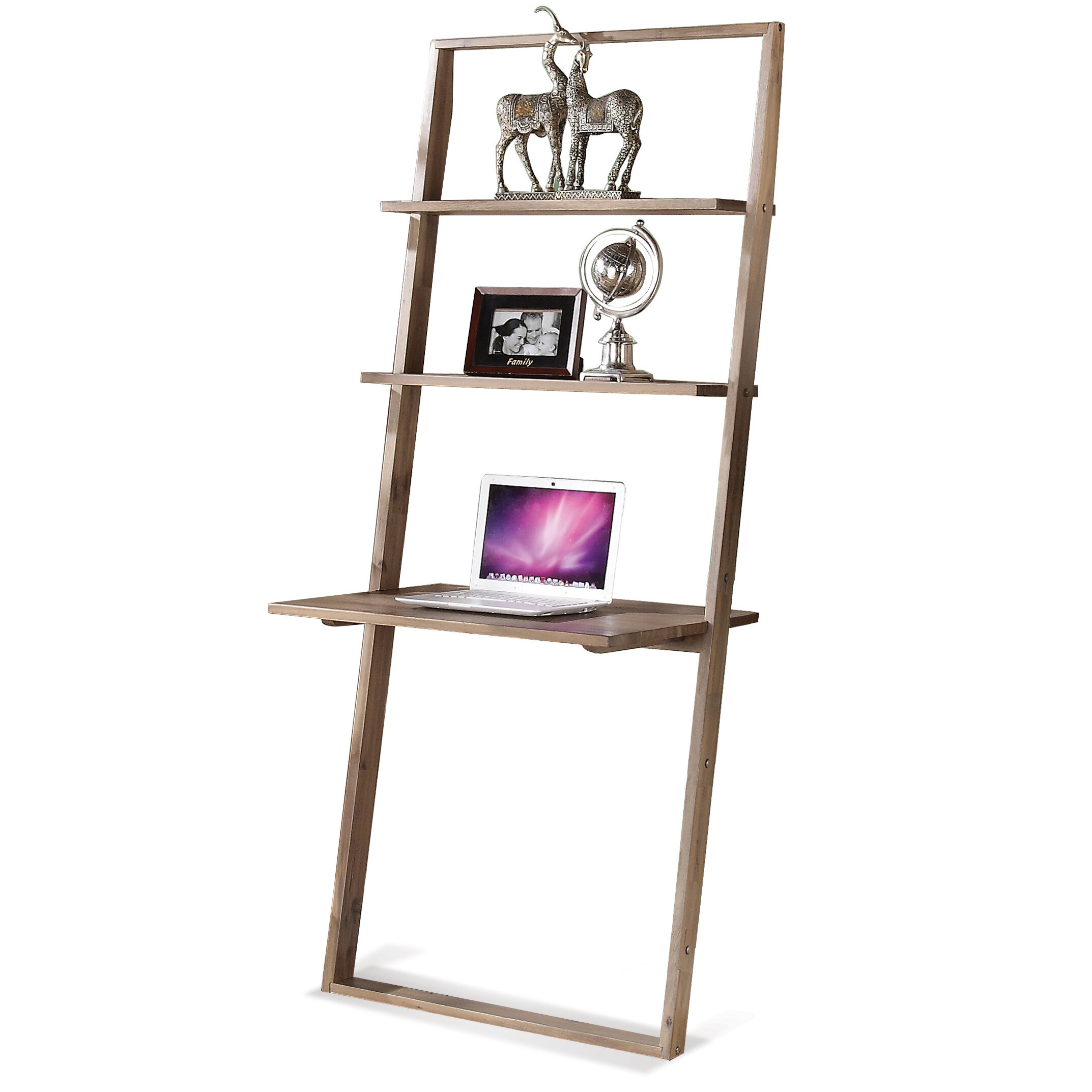 Foundstone Noelle Solid Wood Leaning Ladder Desk Reviews Wayfair