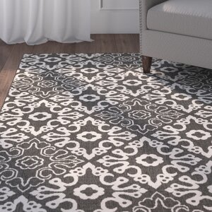 Pearce Black/Beige Indoor/Outdoor Area Rug