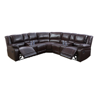 Rood 3 Piece Recliner Living Room Set by Canora Grey Savings