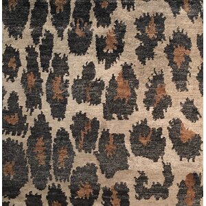 Metro-Velvet, New Zealand Wool/Bamboo Silk, Beige (3' Square) Rug