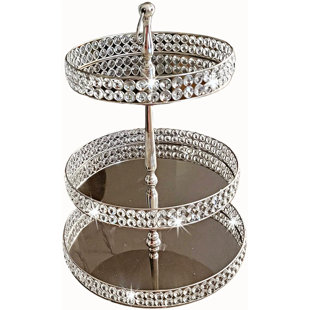 Details about   3-Tier Round Display Cake Stand Food Platter Serving Rack for Wedding Party 