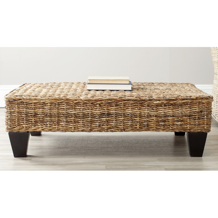 Breakwater Bay Nobleboro Wicker Wood Bench Reviews Wayfair