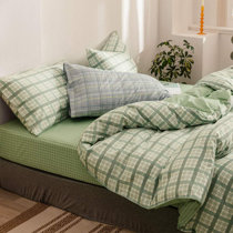 kids plaid bedding