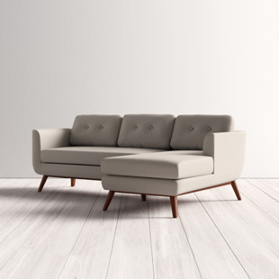 Modern Contemporary Light Grey Sectional Sofa Allmodern