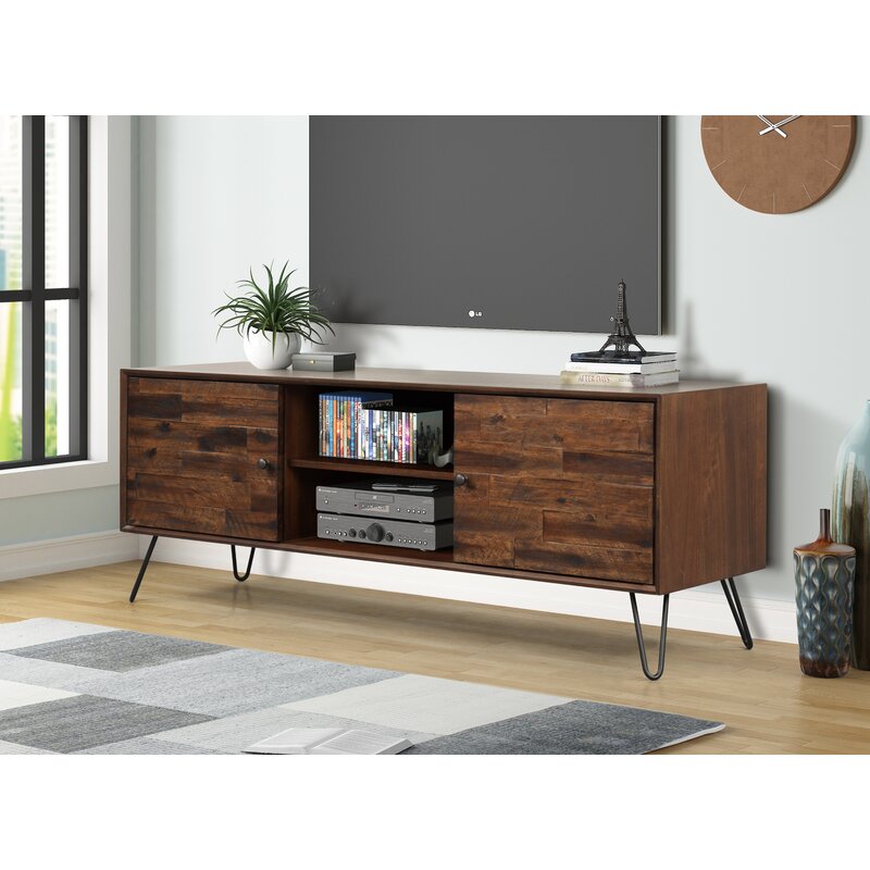 Union Rustic Garvyn Solid Wood Tv Stand For Tvs Up To 65