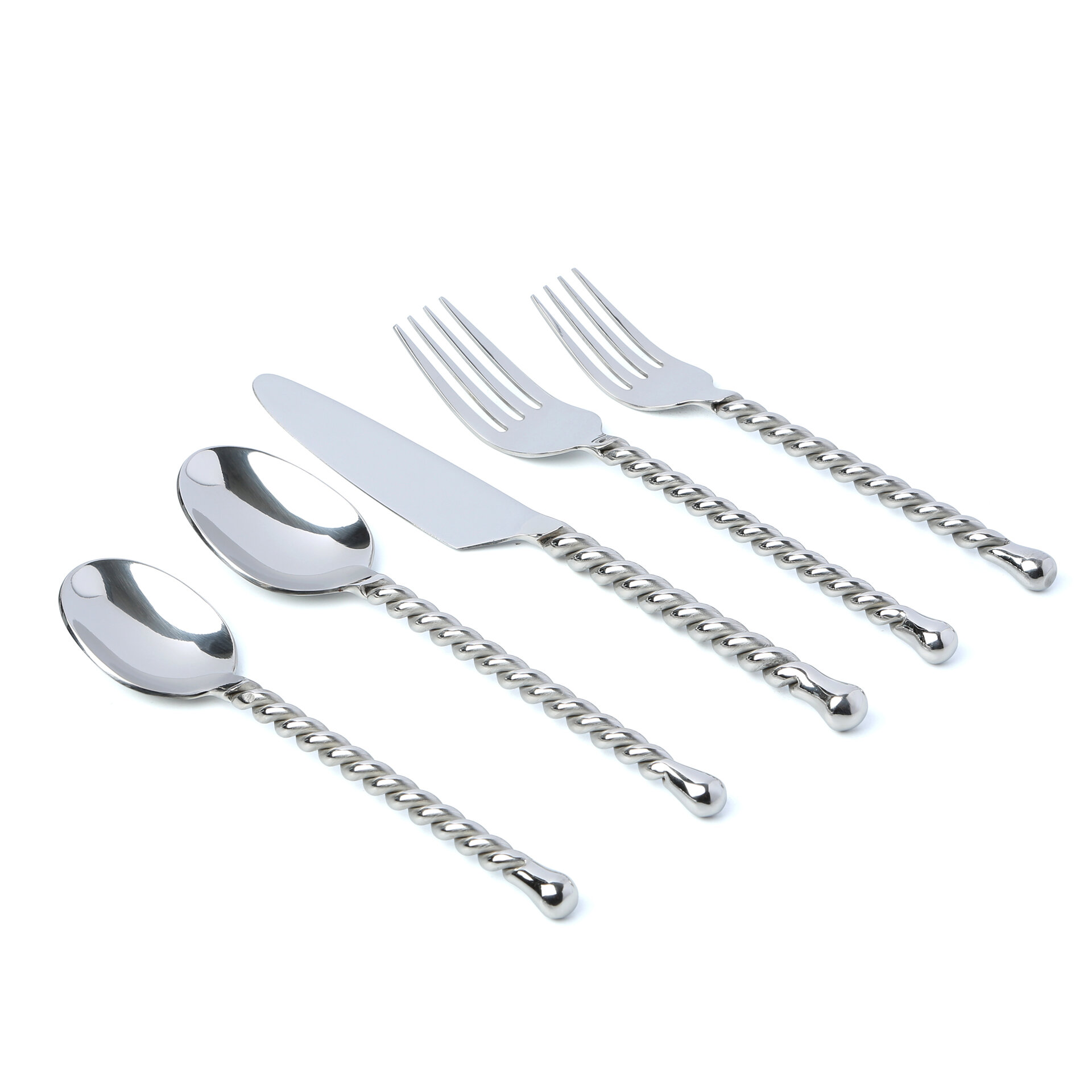 Gourmet Settings Stainless TWIST Flatware Silverware NEW Your Choice 