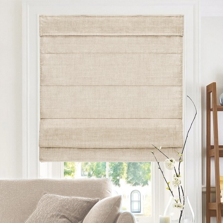 Laurel Foundry Modern Farmhouse Room Darkening Roman Shade Reviews Wayfair