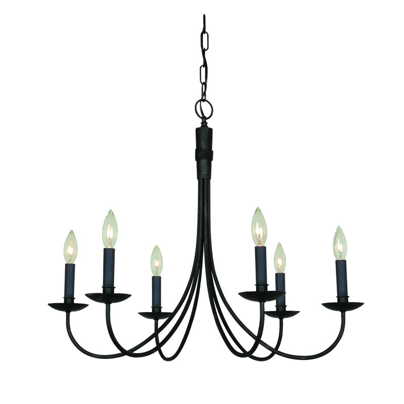 Laurel Foundry Modern Farmhouse Souders 6 Light Chandelier Reviews Souders 6 Light Chandelier