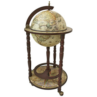 Mini Bar Globe Wayfair Durata Replica Globe Mini Bar
