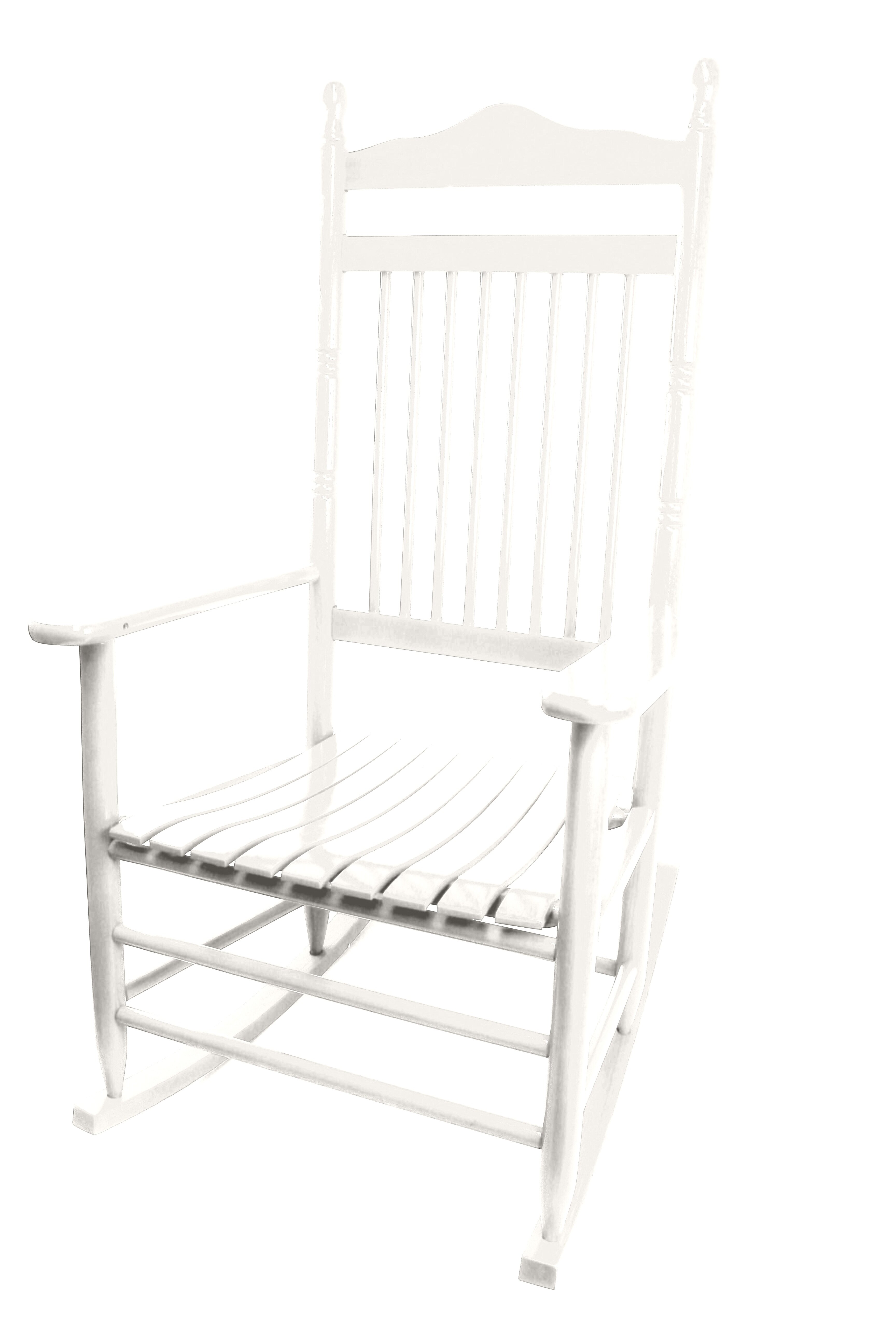 Gracie Oaks Outdoor Pelkey Rocking Solid + Manufactured Wood Chair ...