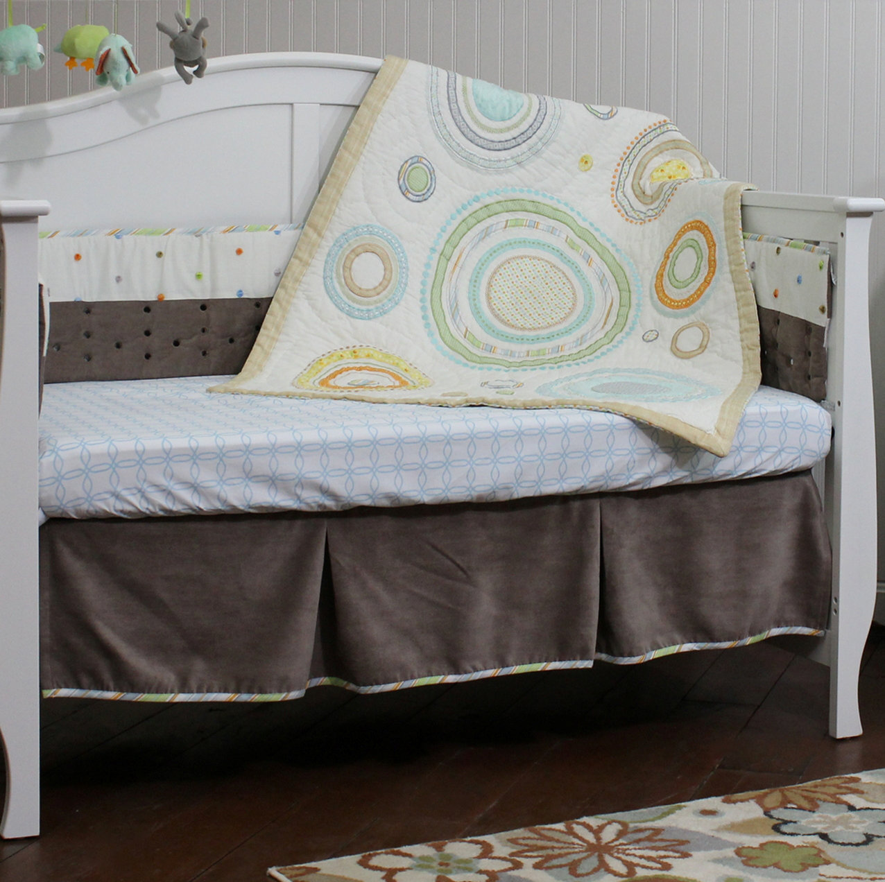 royal hippo crib bedding