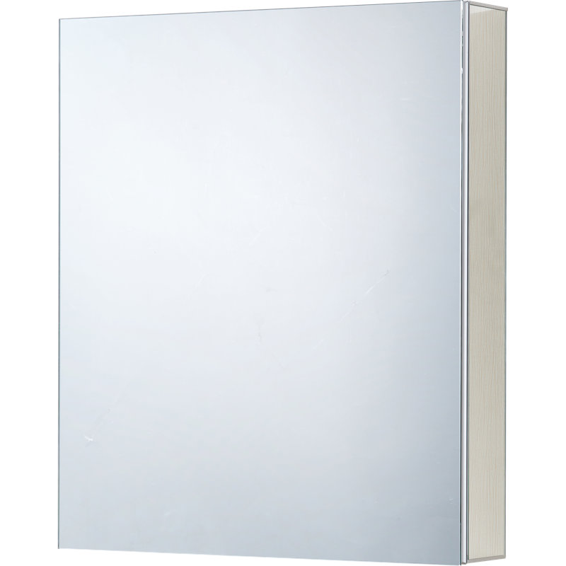 Orren Ellis Collings 20 X 24 Recessed Or Surface Mount Frameless Medicine Cabinet With 4 Adjustable Shelves Reviews Wayfair