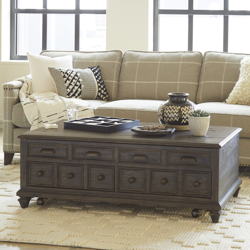 Gracie Oaks Siri Lift Top Coffee Table with Storage ...