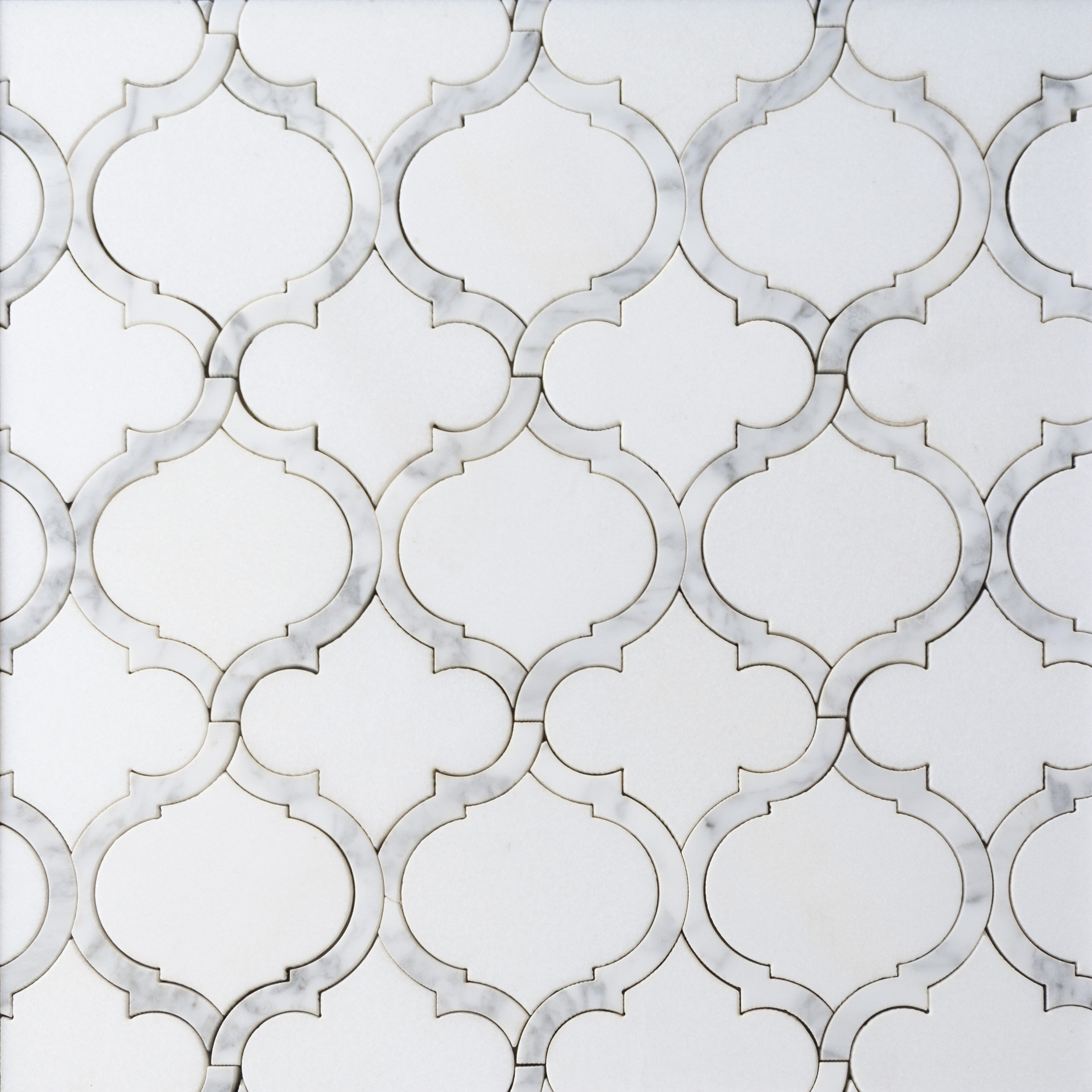 Tile Top 5 X 5 Marble Arabesque Mosaic Wall Floor Tile