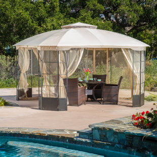 Go to store & view more images Francois 13 Ft. W x 13 Ft. D Steel Patio Gazebo by Red Barrel Studio