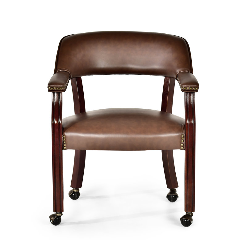 Alandria Solid Wood Arm Chair Color: Black