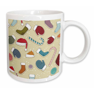 Winter Hats and Mittens and More Coffee Mug East Urban Home