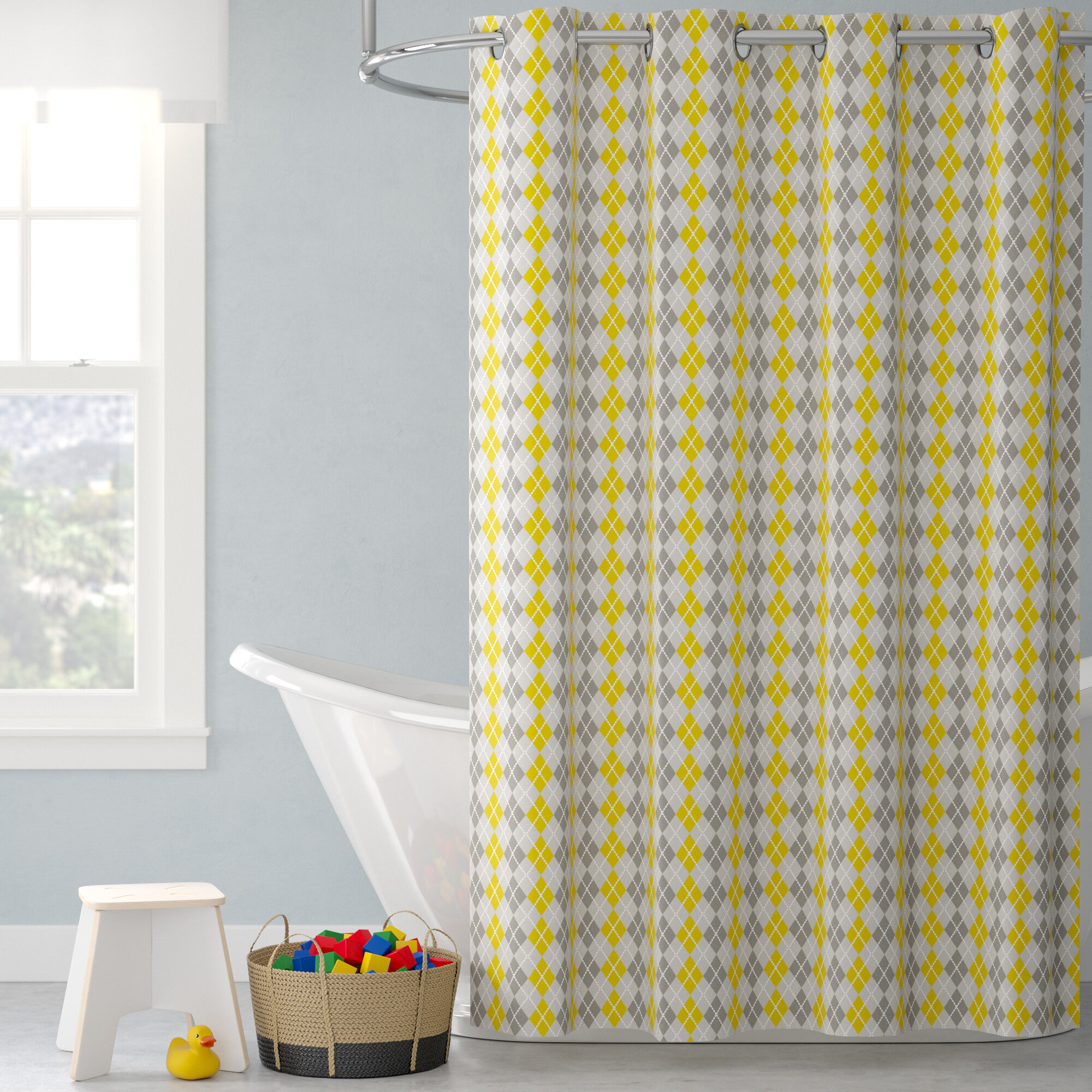 Isabelle Max Able Cotton Single Shower Curtain Reviews Wayfair