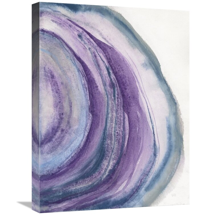 East Urban Home Watercolor Geode Ii By Chris Paschke - Wrapped Canvas Print | Wayfair