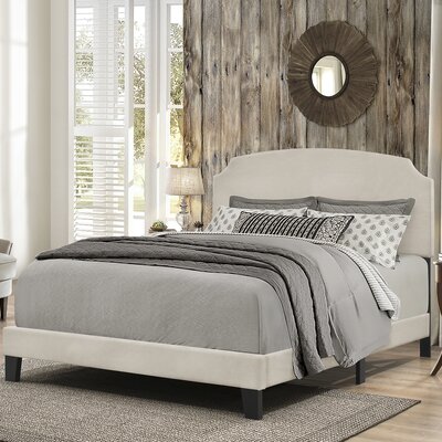 Greensburg Upholstered Panel Bed Andover Mills Size King