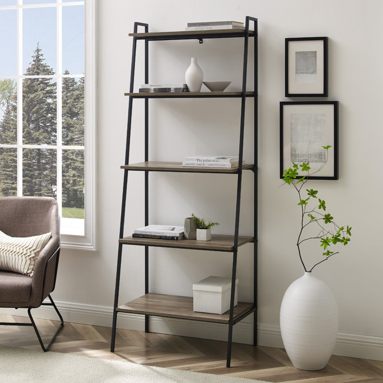 Foundstone Diego 72 H X 28 W Metal Ladder Bookcase Reviews Wayfair