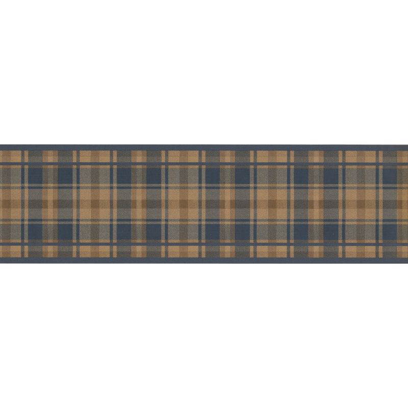 Chesapeakewallcoverings Stripe Design 15 L X 7 W Plaid