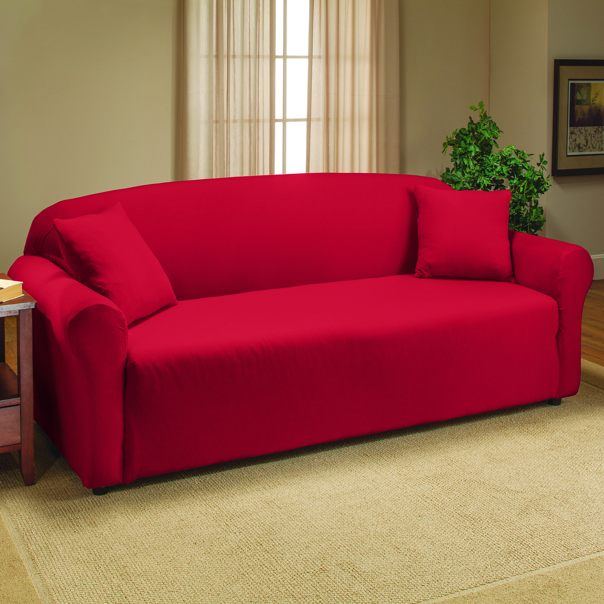 Red Barrel Studio® TCushion Sofa Slipcover & Reviews Wayfair