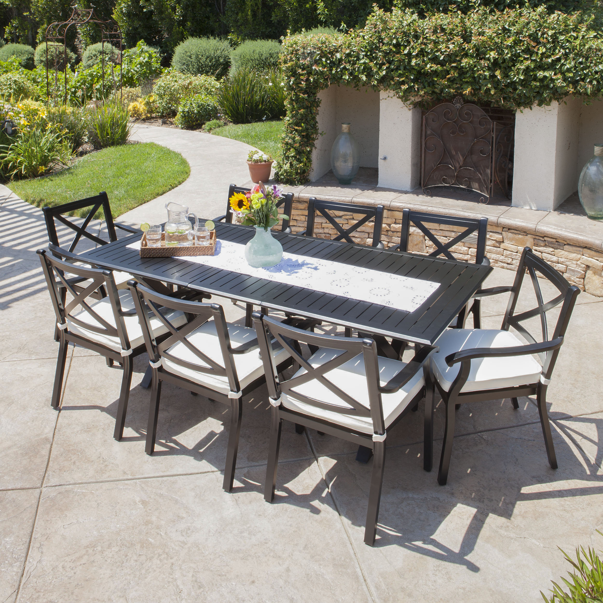 Maissane Outdoor 9 Piece Dining Set Joss Main