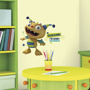 Popular Characters 14 Piece Henry Hugglemonster Wall Decal