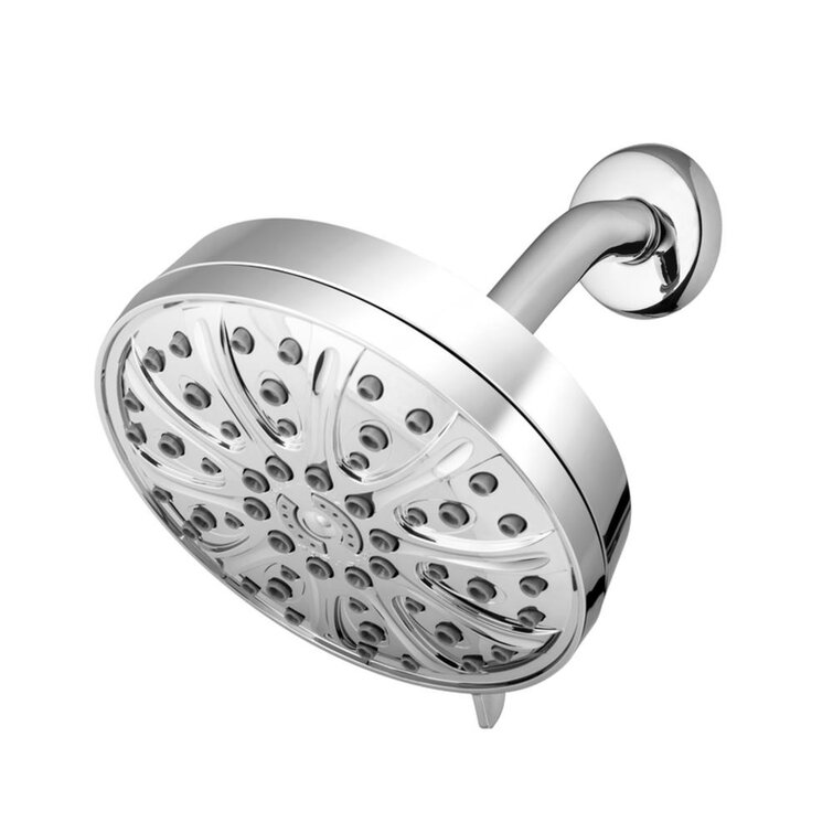 Bathroom Rain Head Shower High Pressure Chrome Finish Square Water Savings YD