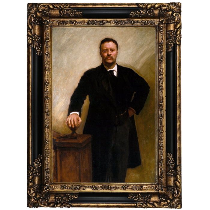Theodore Roosevelt 1903 By John Singer Sargent Framed Oil Painting Print On Canvas