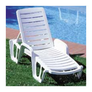 Einzelliege Beach von Garten Living