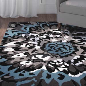 Allison Modern Blue/Gray Area Rug