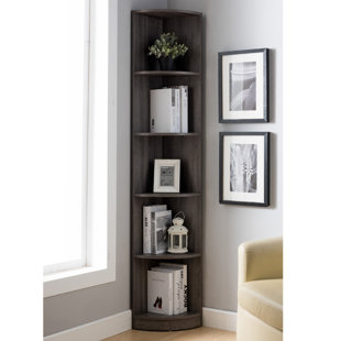 Go to store & view more images Hodge Display Corner Unit Bookcase by Wrought Studio