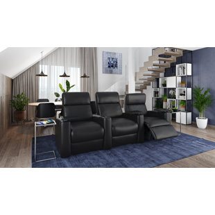 Power Leather Home Theater Sofa