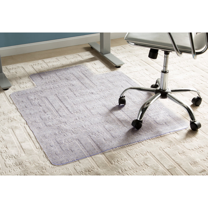 Wayfair Basics Office Low Pile Carpet Straight Edge Plastic Chair Mat Reviews Wayfair
