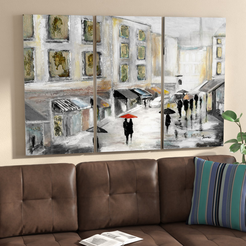 Red Barrel Studio Sunday Market Multi Piece Image On Wrapped