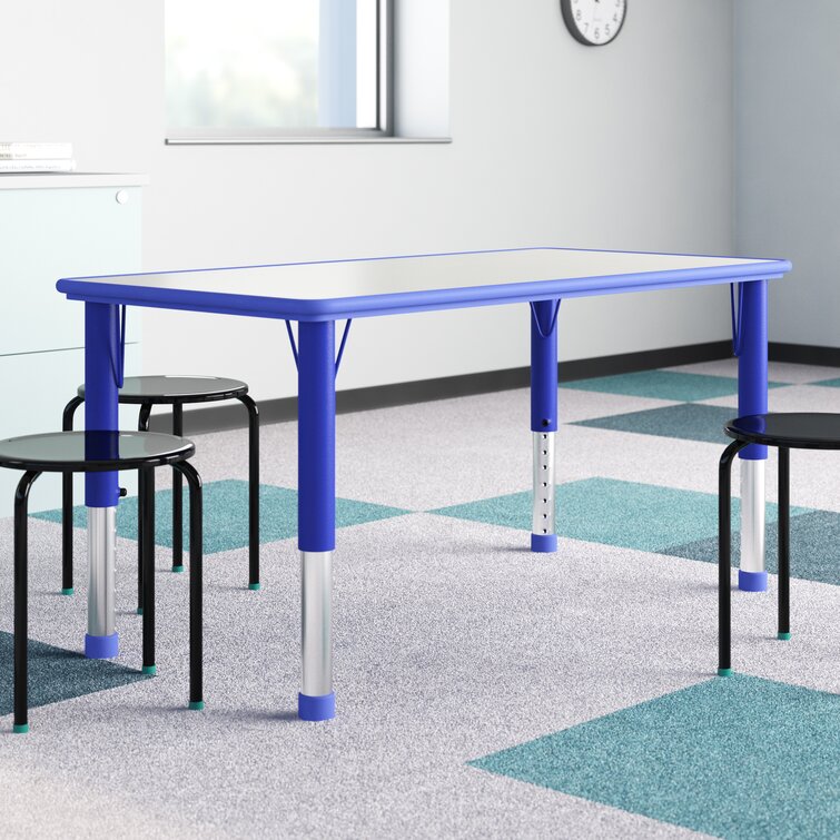 Kid Preschool Table Activity Desk Daycare Adjustable Play Furniture Learn School 